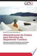 libro Administración De Costos Para Servicios De Alojamiento Turístico